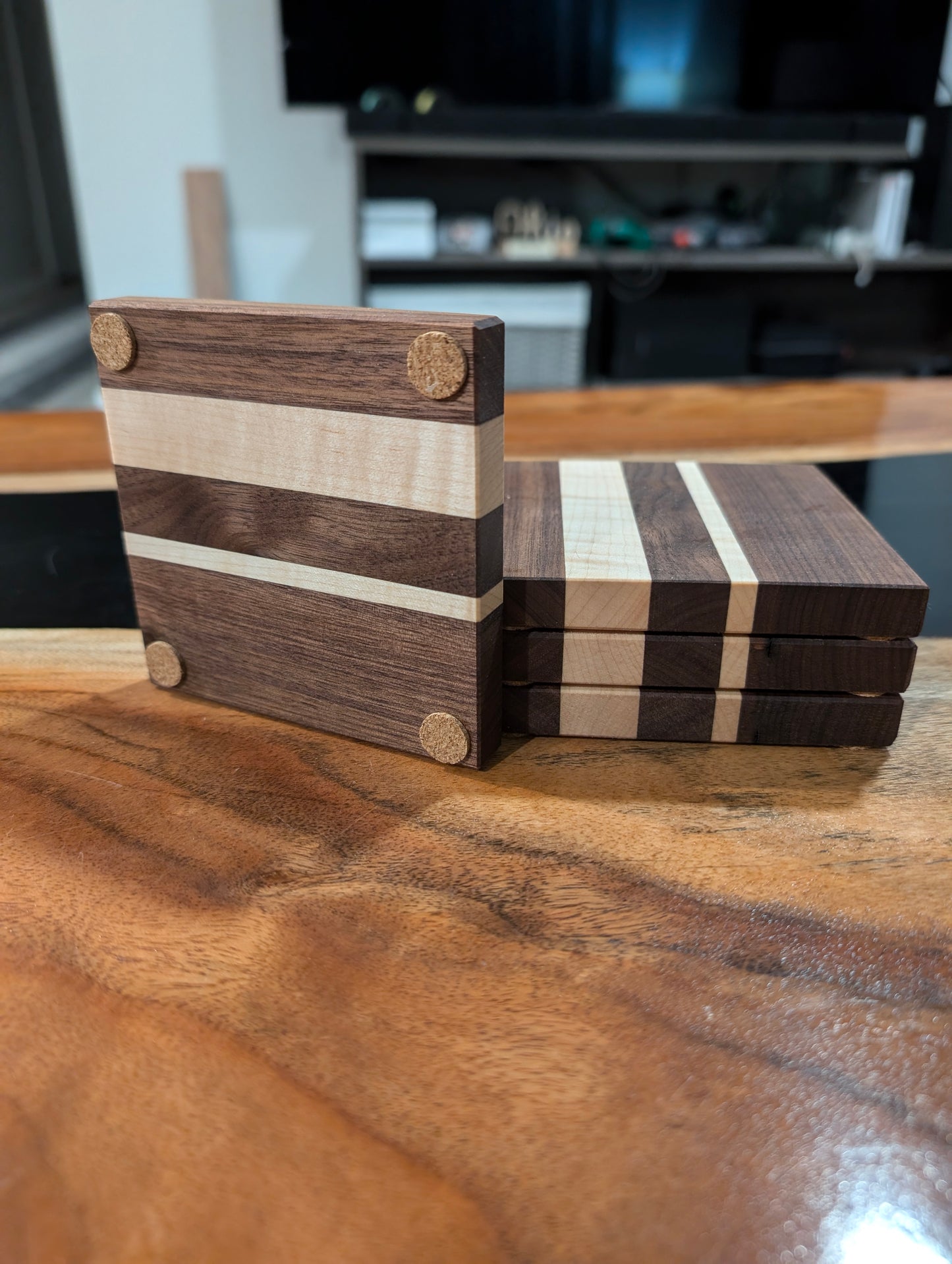 Walnut & Maple Coasters